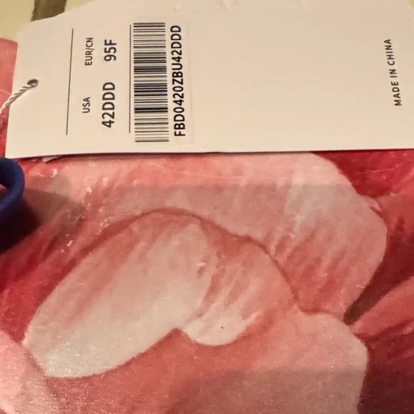 HSIA Blue Patterned Women's Bra - Picture 4 of 6